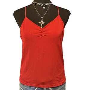 vintage red mcbling cami